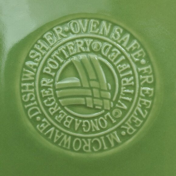 Longaberger Sage Green Roundabout Covered Casserole with Spice Market Pocket - Picture 11 of 11